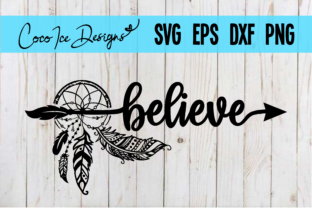Believe Bohemian Mystic Quote Graphics and Crafts