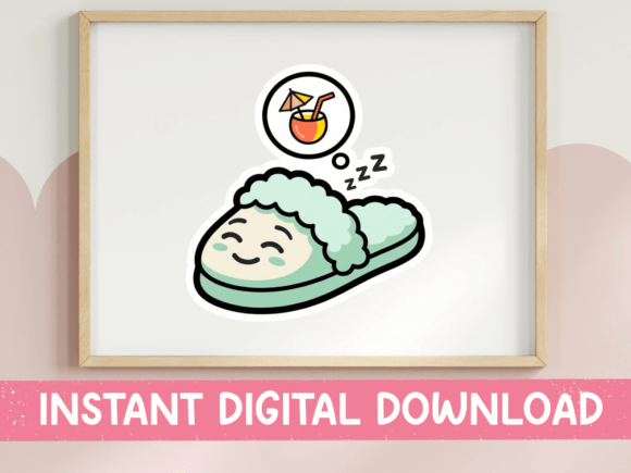 Dreaming Slipper Vacation Goals Graphics