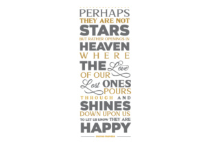 Not Stars but Openings in Heaven Quote Crafts