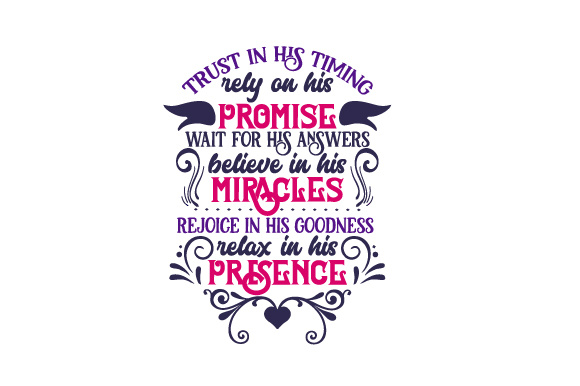 Rely on His Promise - Religious Crafts
