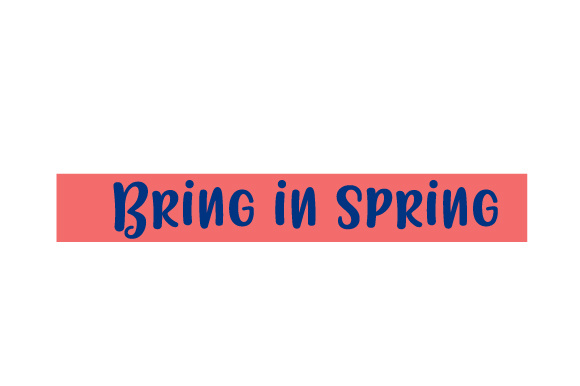 Scrapbooking Quote Bring in Spring Crafts Planner