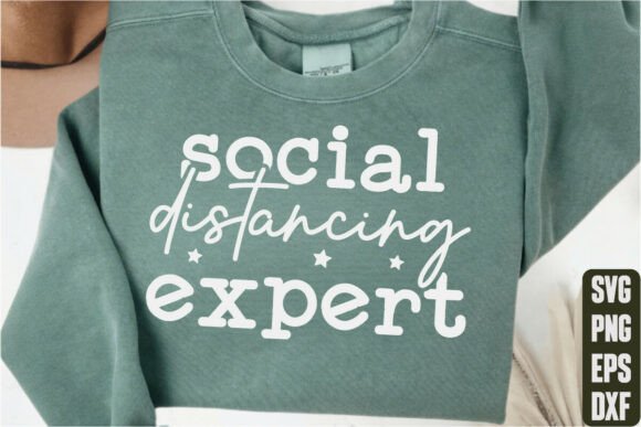 Social Distancing Expert Graphics for T-Shirt Designs